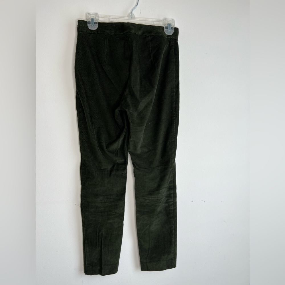 BABATON Women's Jean Pants Straight Leg Mid Rise Corduroy Velvet Olive Green Sz4 - Picture 2 of 6